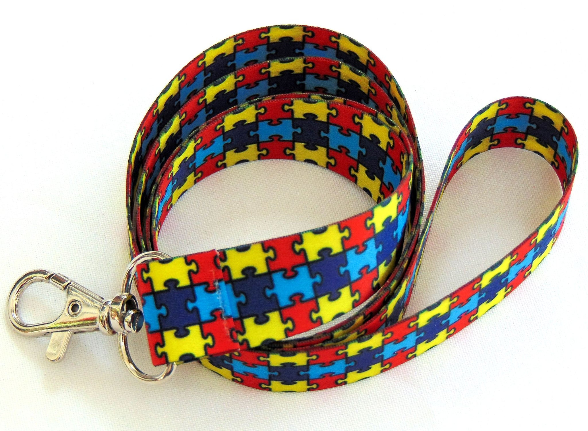 AUTISM printed lanyard 20mm for ID & keys
