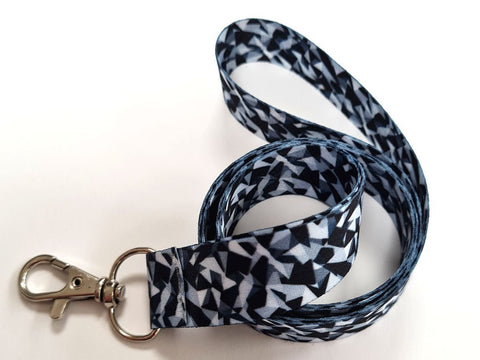 Cubist camouflage printed neck strap lanyard 20mm for ID & keys