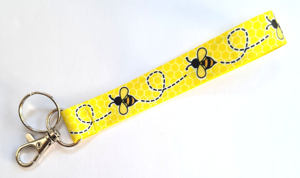 BEES keychain keyholder wristlet 20mm