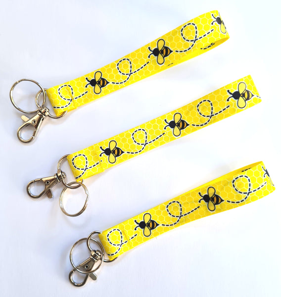 BEES keychain keyholder wristlet 20mm