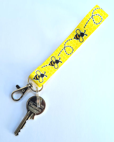 BEES keychain keyholder wristlet 20mm