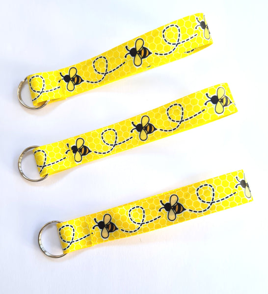 BEES keychain keyholder wristlet 20mm