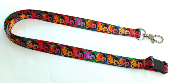 Pop art style Marilyn Monroe printed lanyard 15mm for ID & keys. (Copy)