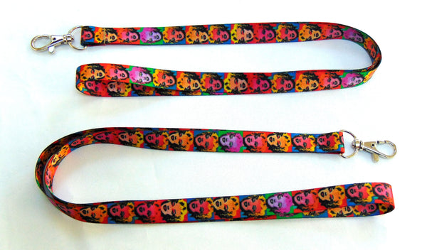 Pop art style Marilyn Monroe printed lanyard 15mm for ID & keys. (Copy)