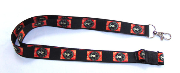 MAKE ART NOT WAR printed lanyard 20mm for ID & keys.