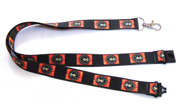 MAKE ART NOT WAR printed lanyard 20mm for ID & keys.