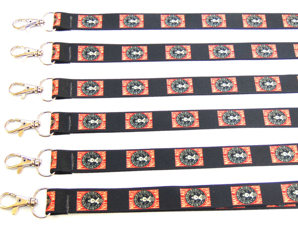 MAKE ART NOT WAR printed lanyard 20mm for ID & keys.