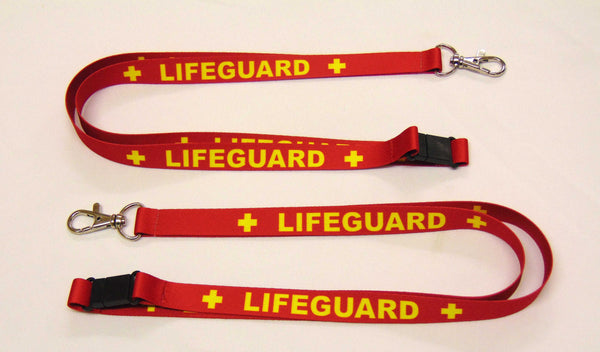 LIFEGUARD 15mm lanyard with safety breakaway for ID, keys, whistle etc. UK made