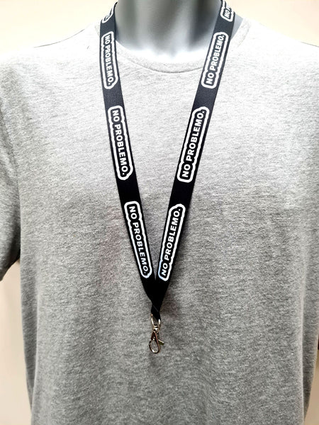 NO PROBLEMO printed 20mm lanyard for ID, keys, etc. (Copy)
