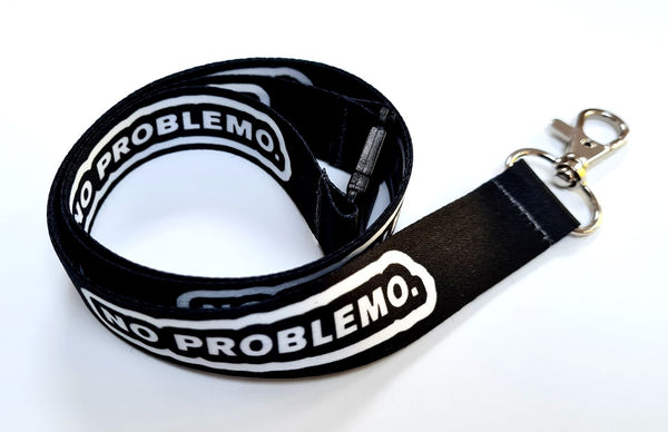 NO PROBLEMO printed 20mm lanyard for ID, keys, etc. (Copy)