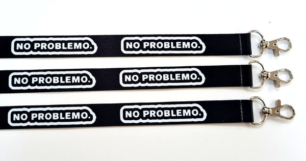 NO PROBLEMO printed 20mm lanyard for ID, keys, etc. (Copy)