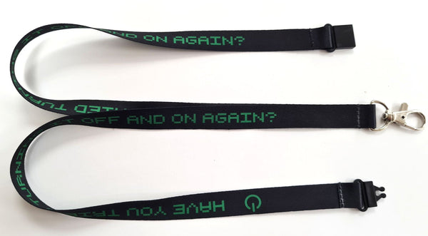 'Have You Tried' - the ultimate lanyard for IT Support people. Free UK post.