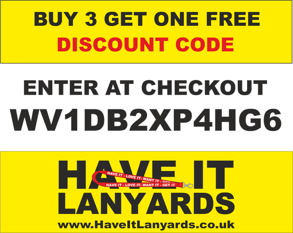 BANANA LLAMA printed lanyard 20mm for ID & keys. Ideal teacher present.
