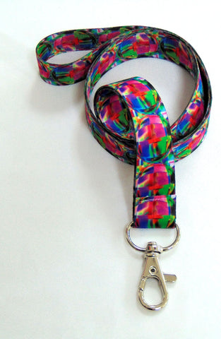 SPHERES printed lanyard 20mm for ID & keys.