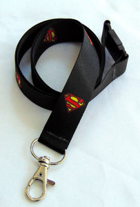 SUPERMAN printed lanyard 20mm for ID & keys