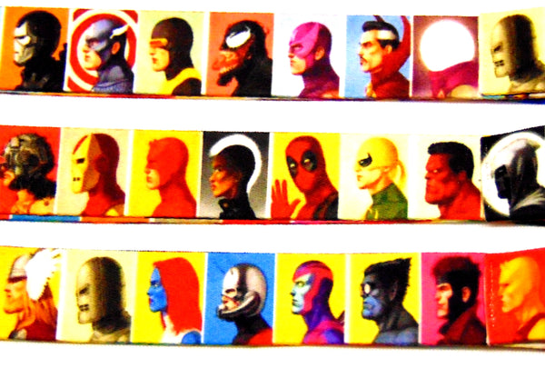 Superhero lineup neck strap lanyard 20mm for ID & keys. Free UK post (Copy)