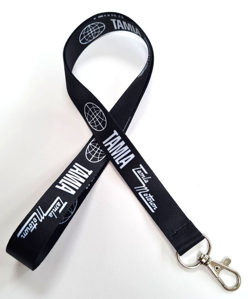 BATMAN - retro 20mm black and yellow printed lanyard