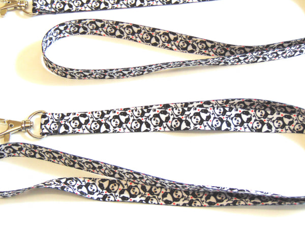 Little Pandas neck strap lanyard for ID keys etc 15mm. Free UK P & P