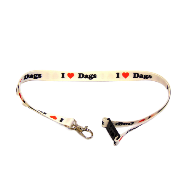 "DAGS" neck strap lanyard 15mm