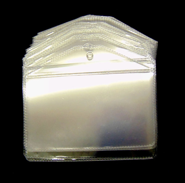 Flexible plastic ID sleeves