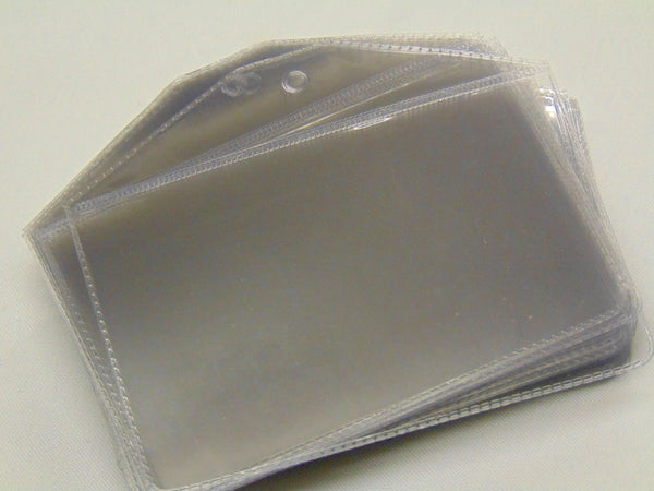 Flexible plastic ID sleeves