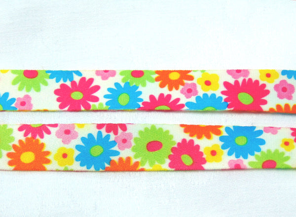 60s Flowers neck strap lanyard 15mm
