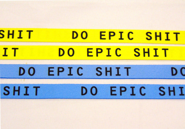 DO EPIC SH*T (blue) neck strap lanyard 15mm
