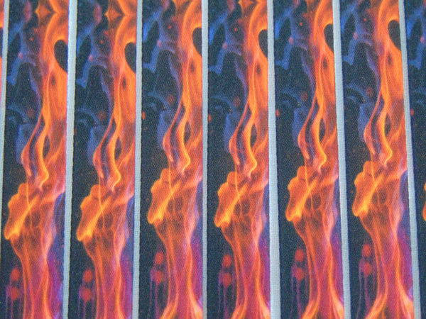 Flames printed lanyard 15mm