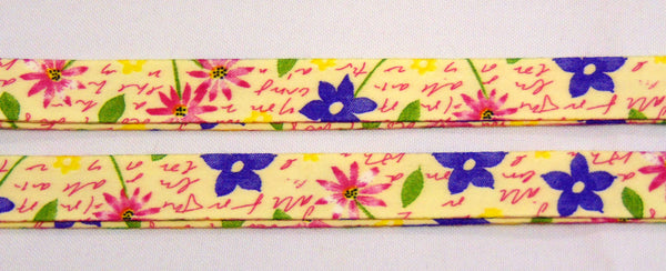 Flowers & Writing lanyard 15mm