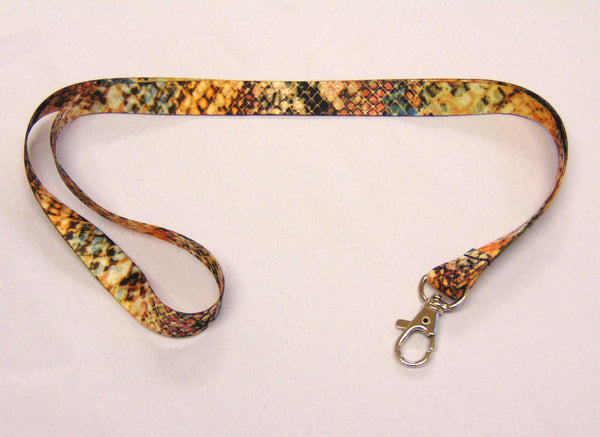 Funky Snakeskin neck strap lanyard 15mm