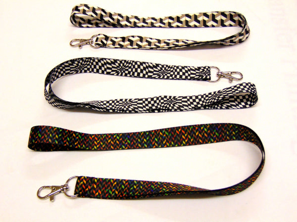 Geometric Swirl pattern lanyard 20mm