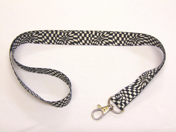 Geometric Swirl pattern lanyard 20mm