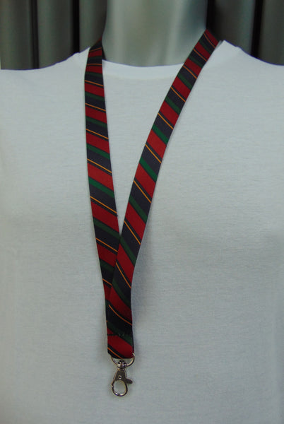 'Old School Tie' printed lanyard 20mm