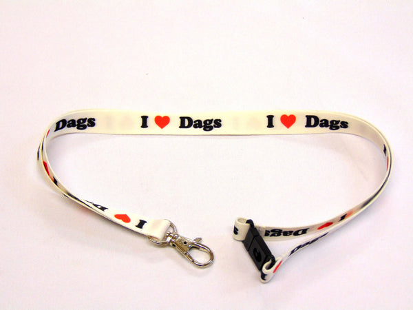 "DAGS" neck strap lanyard 15mm