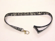 Load image into Gallery viewer, Zebra skin printed lanyard 15mm