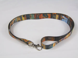 Vintage Travel printed lanyard 20mm
