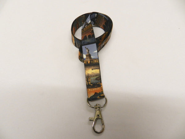 Vintage Travel printed lanyard 20mm