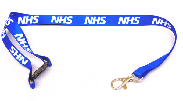 NHS Staff 15mm printed lanyard