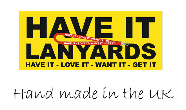 Pink Roses printed lanyard 15mm