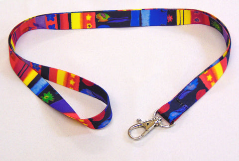 Mexican Fiesta printed lanyard 15mm