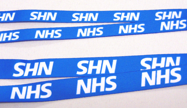 NHS Staff 10mm printed lanyard