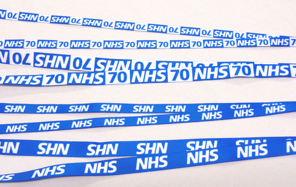 NHS Staff 15mm printed lanyard