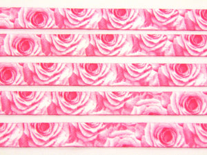 Pink Roses printed lanyard 15mm