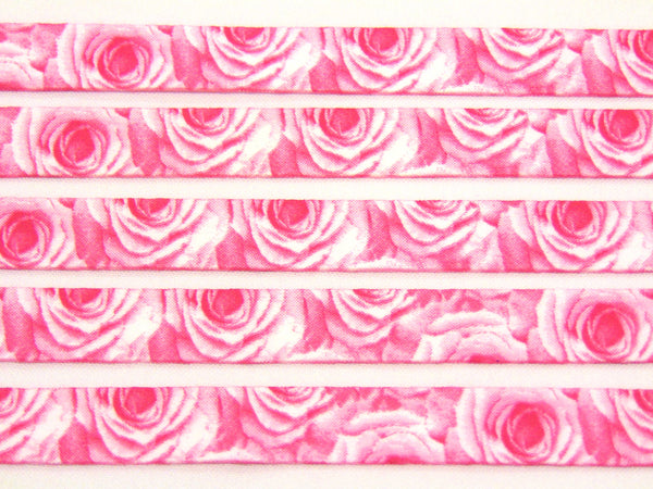 Pink Roses printed lanyard 15mm