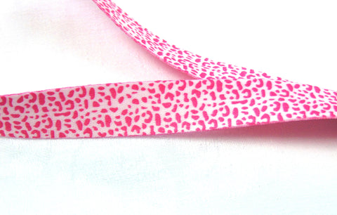 Pink Spots printed lanyard 15mm