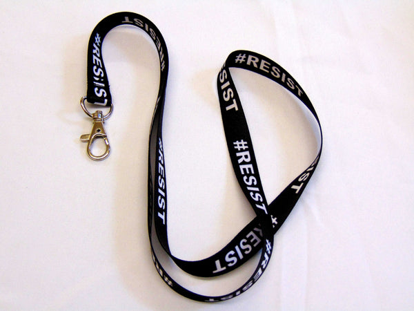#RESIST printed lanyard 15mm