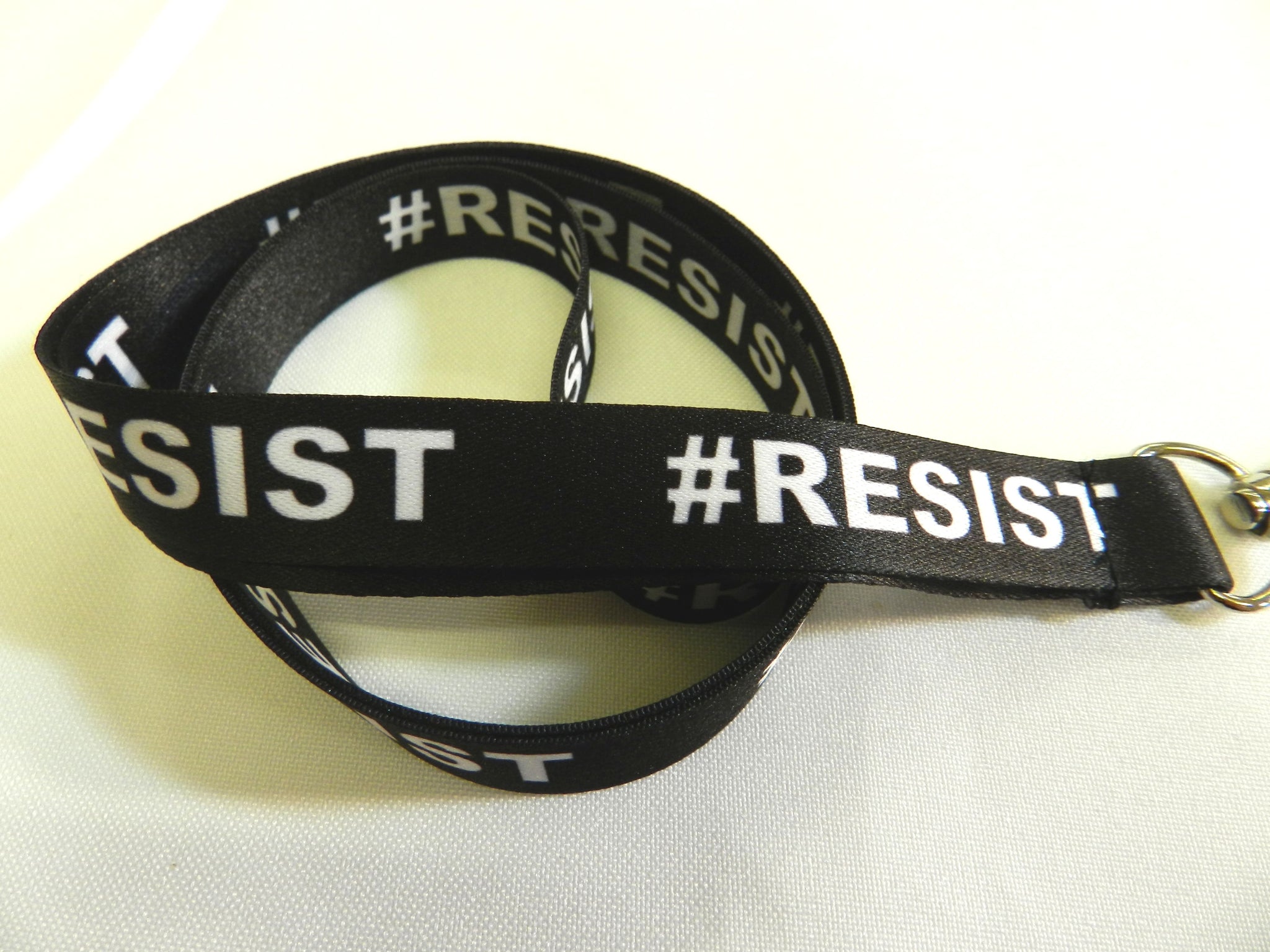 #RESIST printed lanyard 15mm