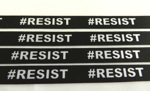 #RESIST printed lanyard 15mm