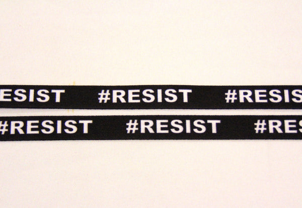 #RESIST printed lanyard 15mm