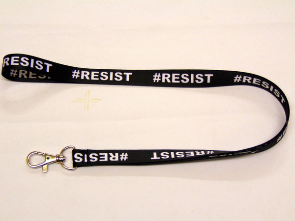 #RESIST printed lanyard 15mm